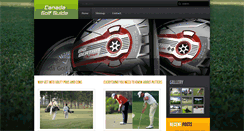 Desktop Screenshot of canadagolfguide.net